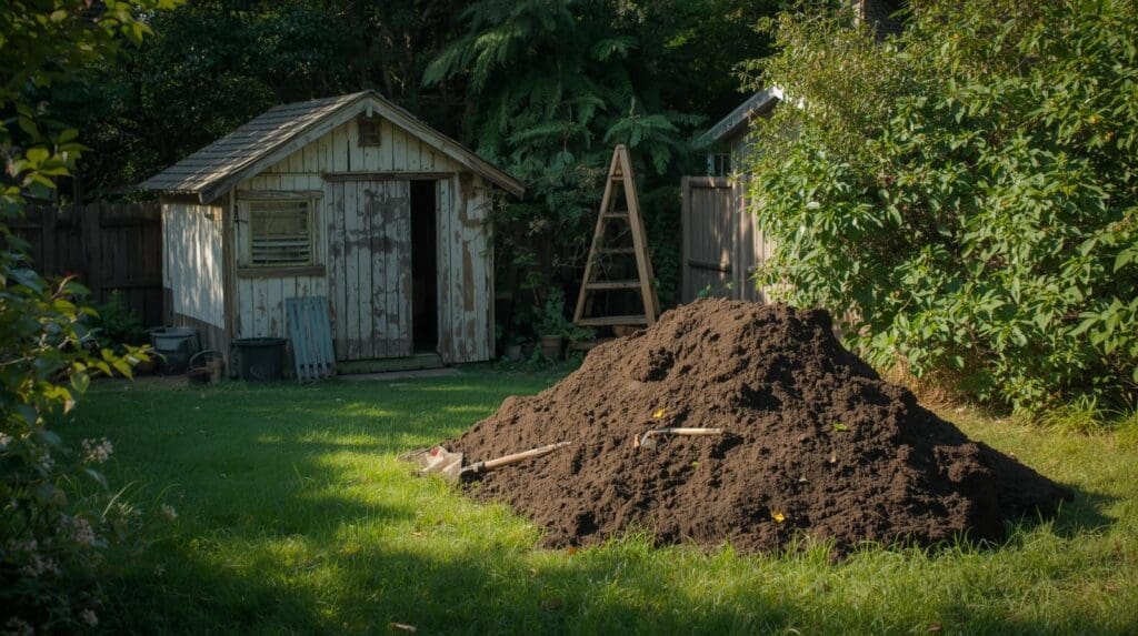 The Mound Behind the Shed That Rose for Ten Years
