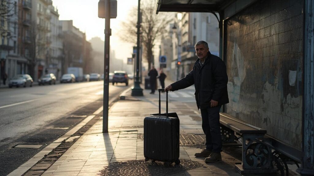 The Homeless Man Who Pointed at a Suitcase — And Changed Three Lives Forever