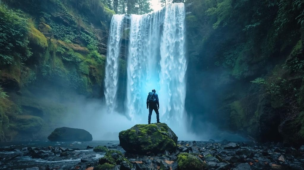 The Hidden Blue Glow Behind Raven Falls That No One Expected to Find