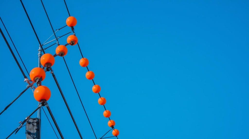 The Real Reason Bright Balls Hang on Power Lines